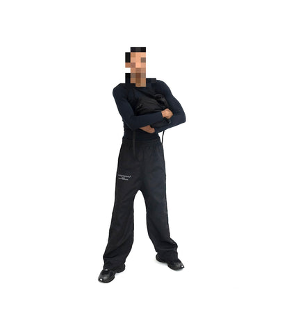 NHE nylon suede pants